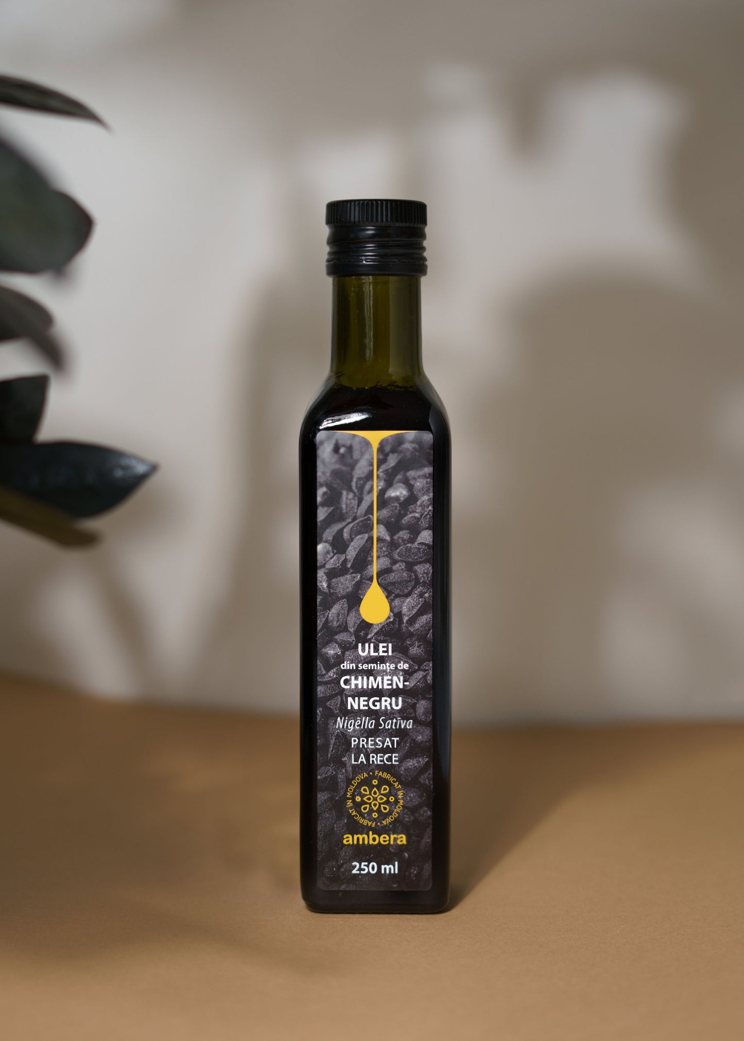 Ulei de chimen negru natural Ambera, bogat în timochinonă, pentru sistemul imunitar și sănătate