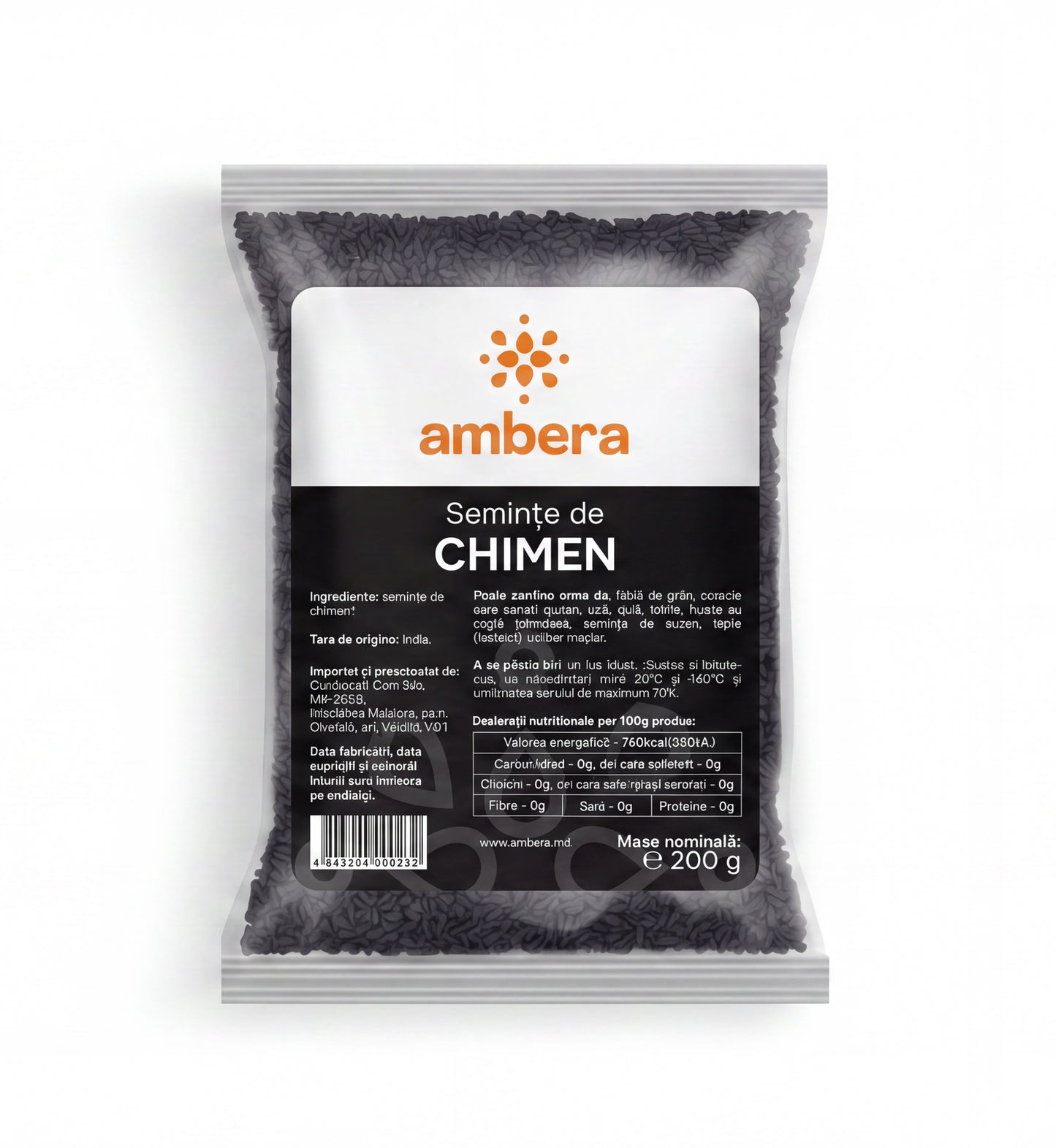 Semințe de chimen negru (Nigella sativa)