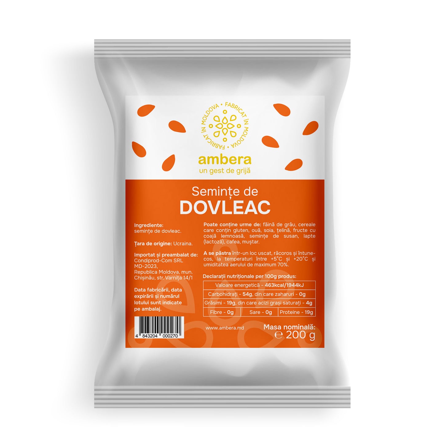 Semințe de dovleac (Cucurbita pepo)