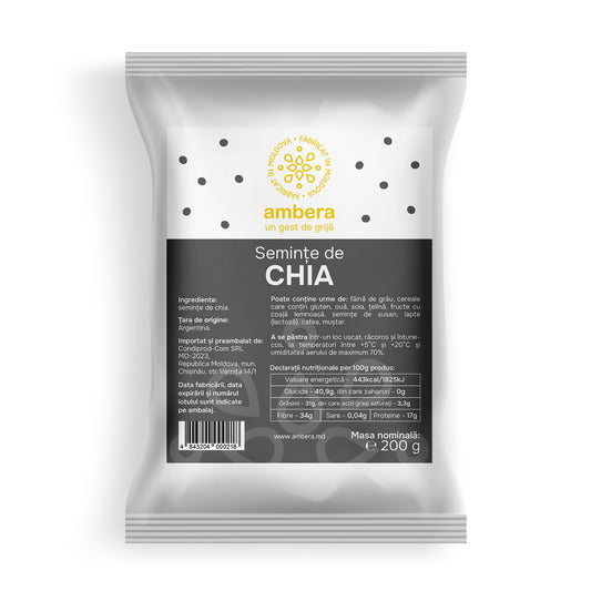 Semințe de chia (Salvia hispanica L.)