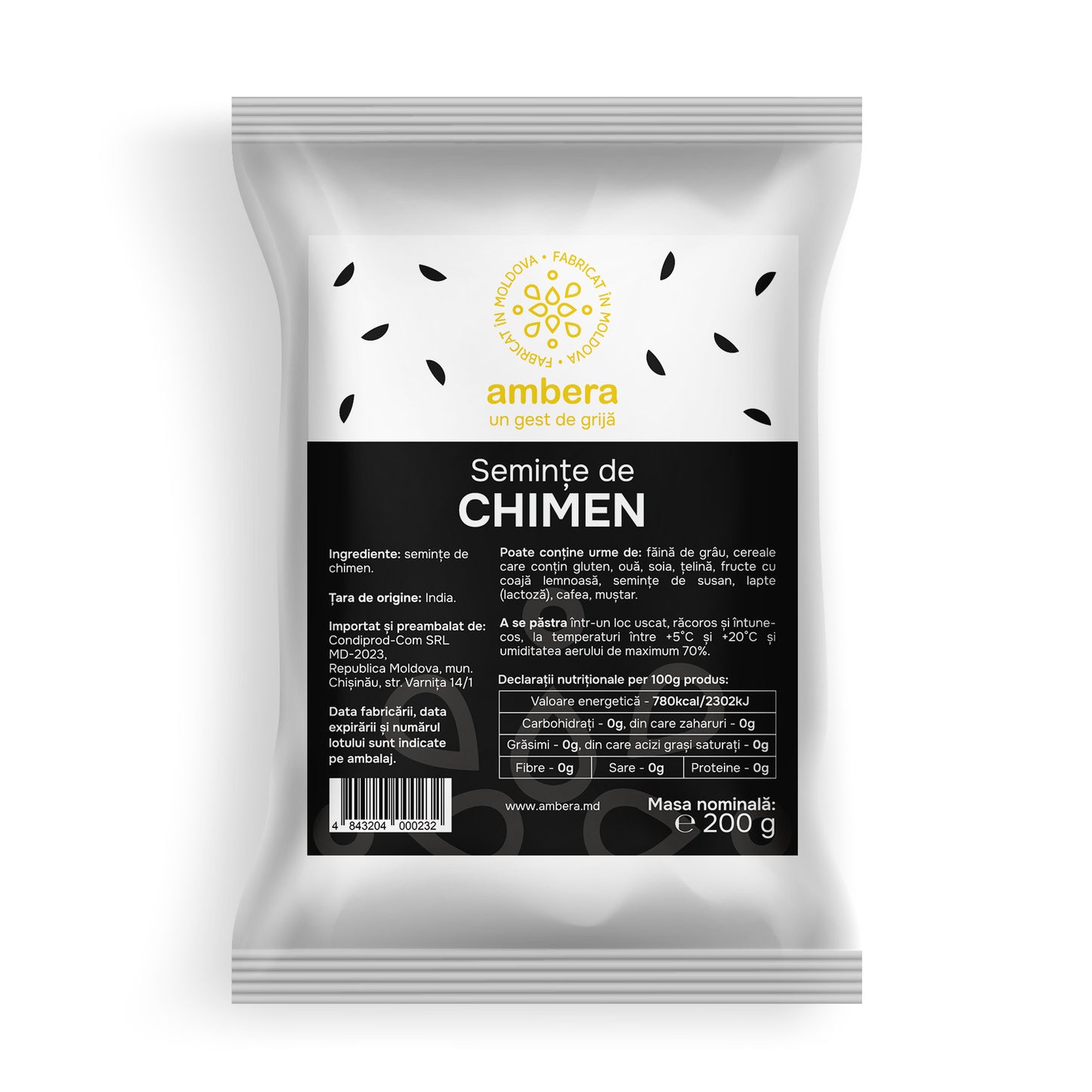 Semințe de chimen negru (Nigella sativa)