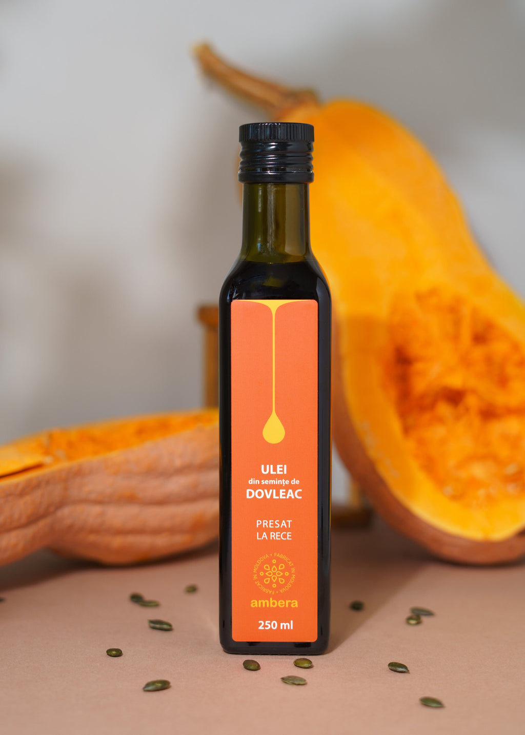 Ulei de dovleac natural Ambera pentru copii și adulți, deparazitare și nutriție esențială