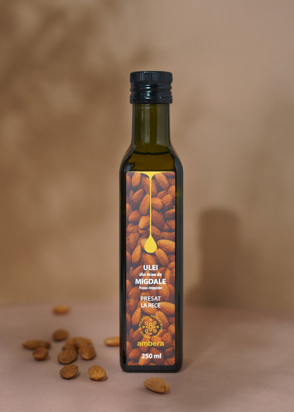 Ulei de migdale natural Ambera, îngrijire cosmetică și nutriție pentru piele strălucitoare