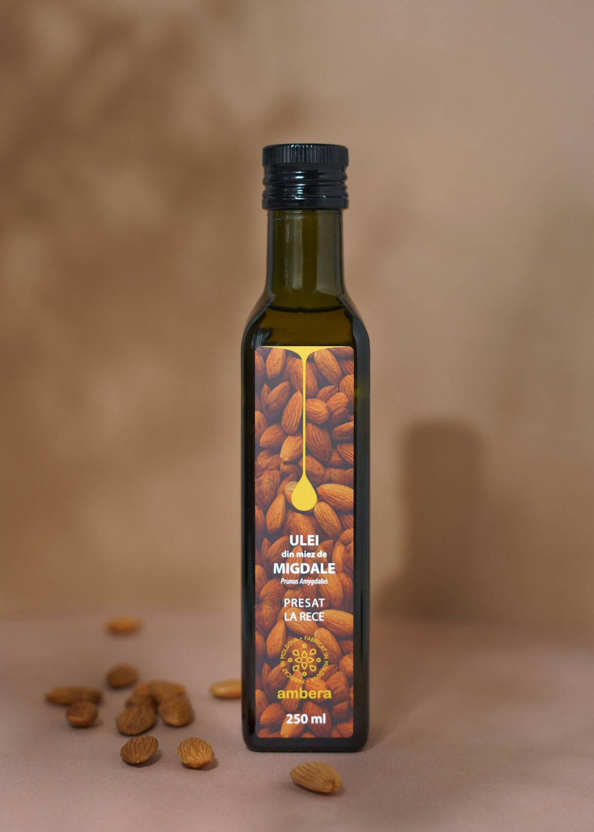 Ulei de migdale natural Ambera, îngrijire cosmetică și nutriție pentru piele strălucitoare
