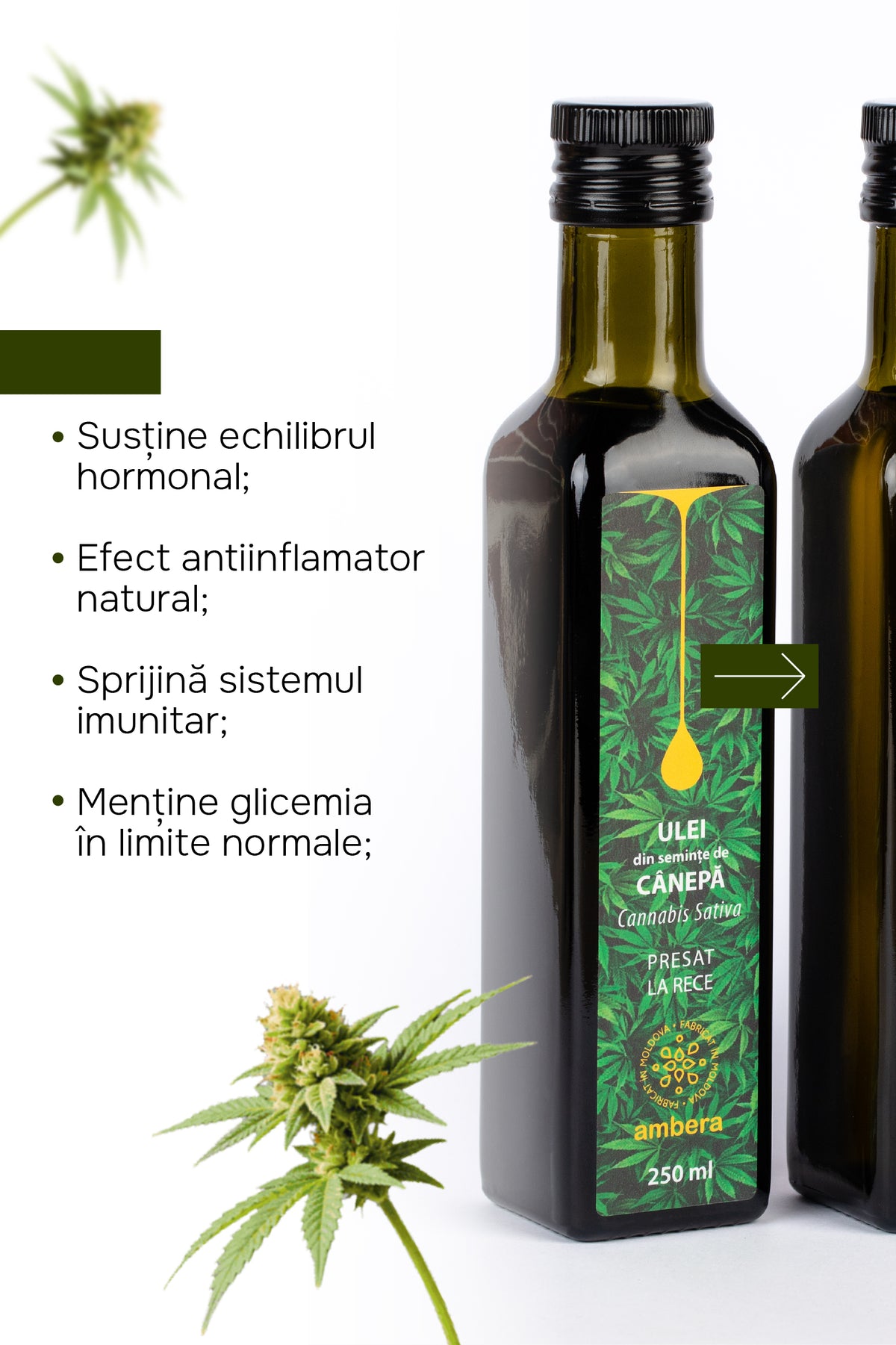 Ulei din semințe de cânepă