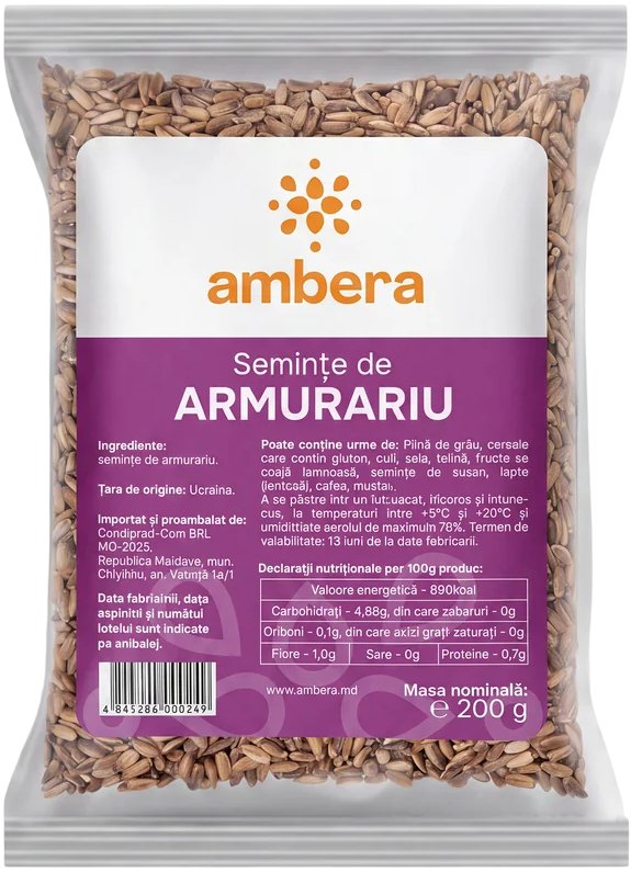 Semințe de Armurariu (Silybum marianum)
(ciulin de lapte)