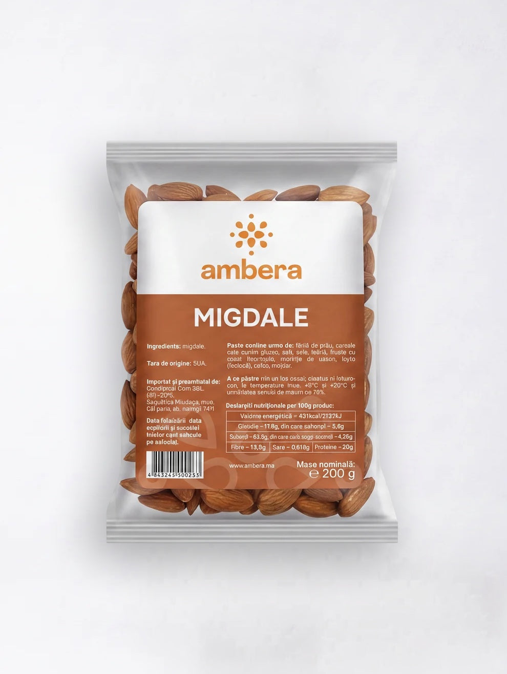 Migdale Ambera, pachet