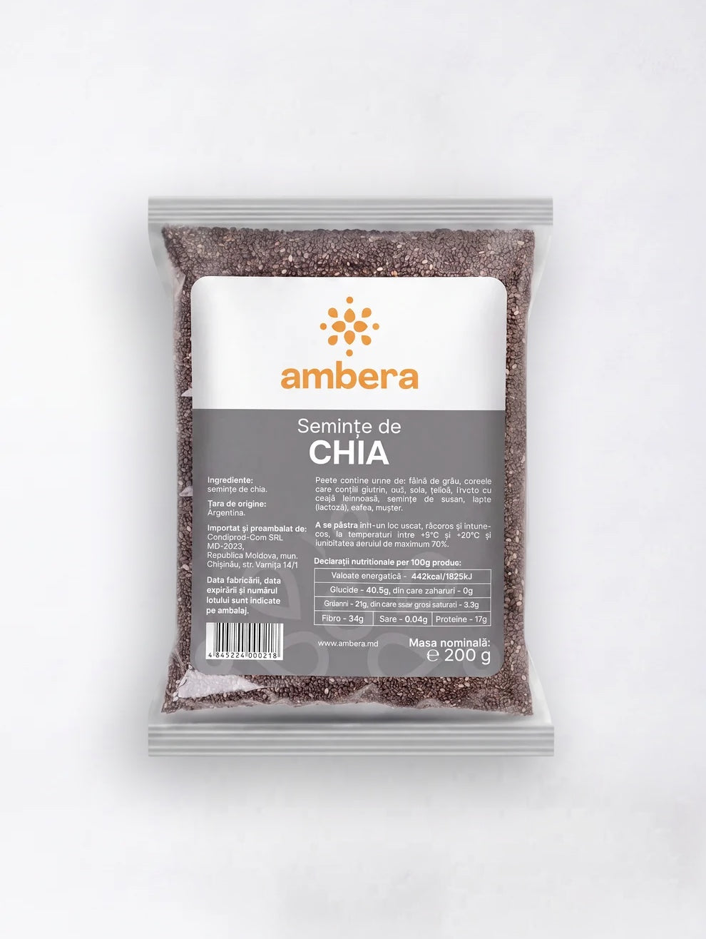 Semințe de chia Ambera, pachet
