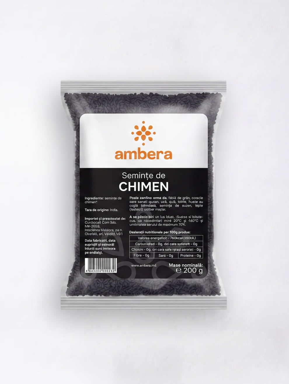 Semințe de chimen negru Ambera, pachet